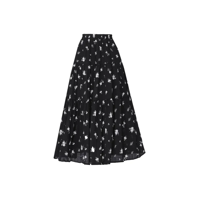 Mu Xiao Xin Casual Long Skirt Women's-5