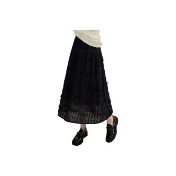 Cypress House Casual Long Skirts Women's Black