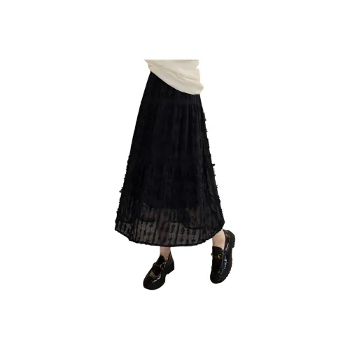 Cypress House Casual Long Skirts Women's Black