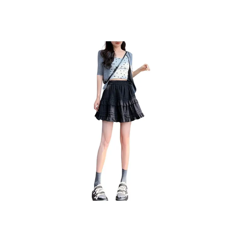 XIANSINIAO Casual Short Skirts Women's-4