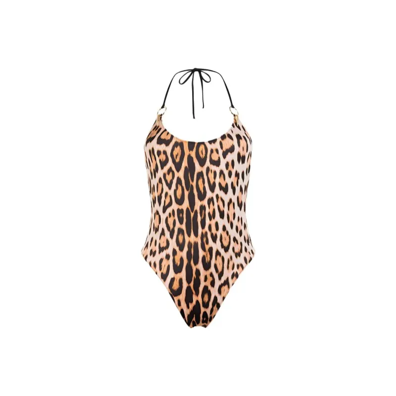 Roberto Cavalli SS24 One-piece Swimsuit Women's Brown-0
