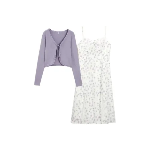 Love To Serve Skirt Set Women's Purple