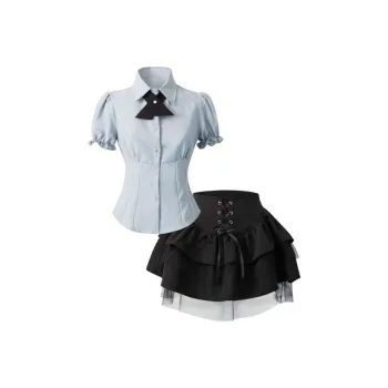 GUOZHEN Two Piece Skirt Sets Women's