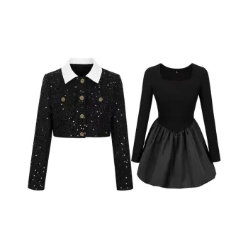 Lookinto Two Piece Skirt Sets Women's