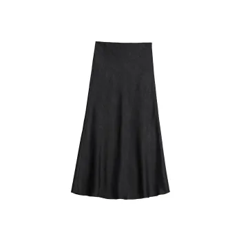 Mambe Casual Long Skirts Women's Black
