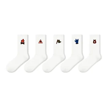 Primeet Mid Calf Socks Men's 5 Pack
