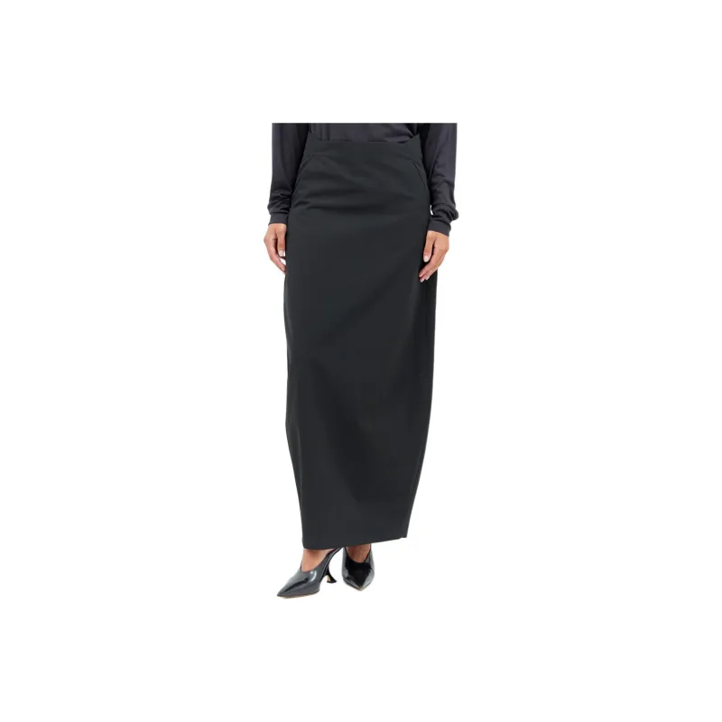 KHAITE Lauson Midi Skirt-0