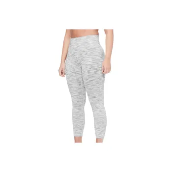 Lululemon Wunder Under Athletic Trousers Women's Gray White