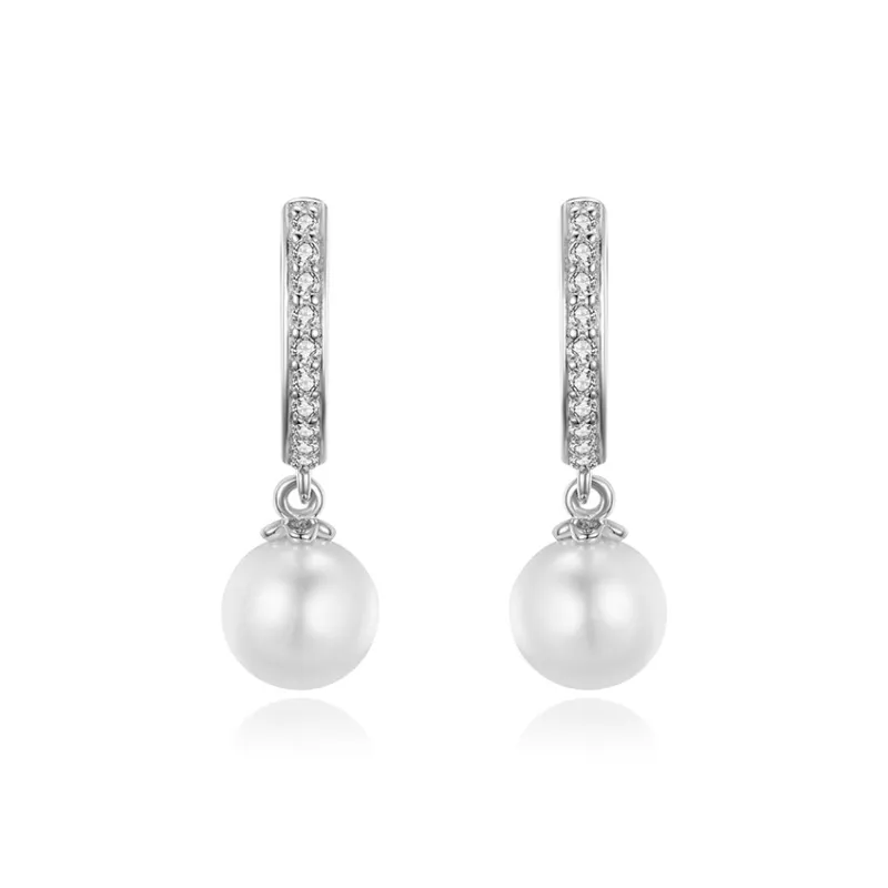 CHAOHONGJI Pearl Earrings Women's-4