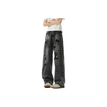 DARK HORSE Jeans Unisex Vintage Black