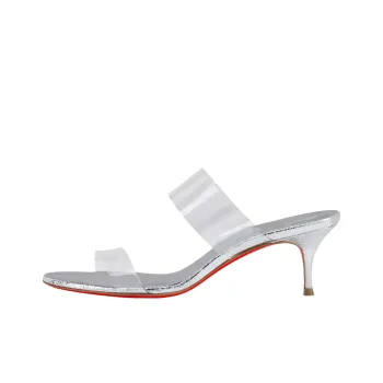 CL LUBOTING Slide Slippers 5.5cm Women's Silver