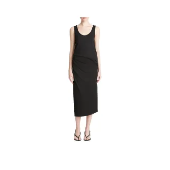VINCE Pleat-detail Ribbed Skirt