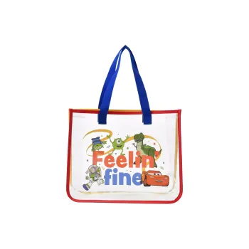 Disney Tokyo Disney, Pixar Letter Figure Print Tote Bag, Shopping Bag, Handbag Kids' Multicolor