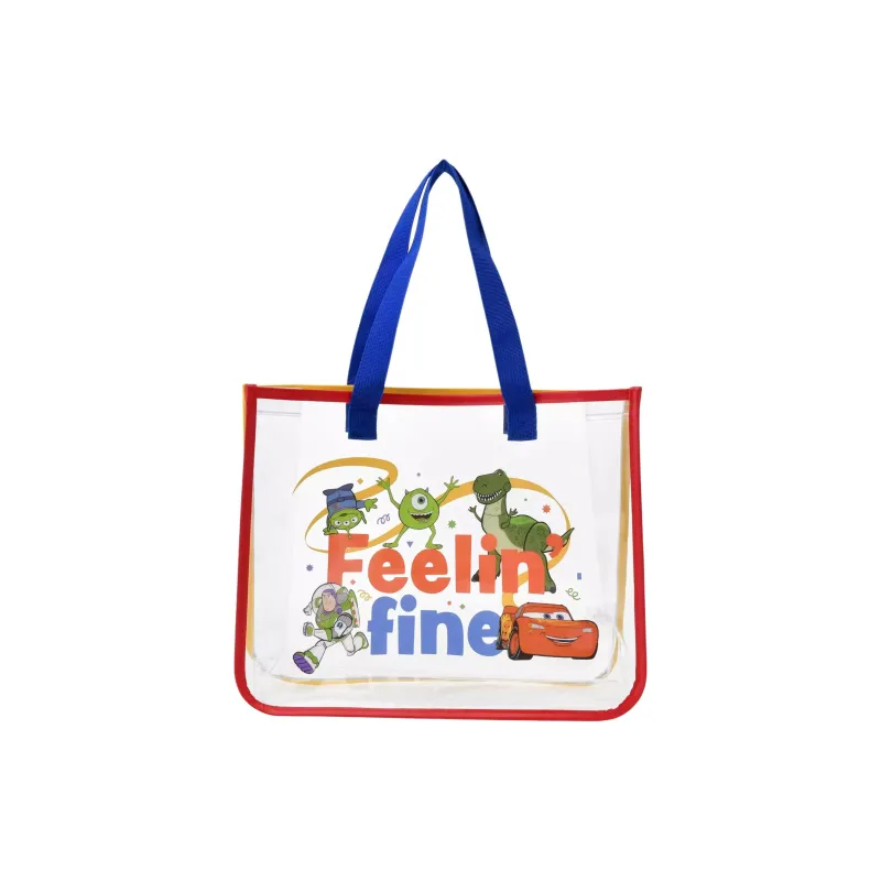 Disney Tokyo Disney, Pixar Letter Figure Print Tote Bag, Shopping Bag, Handbag Kids' Multicolor-0