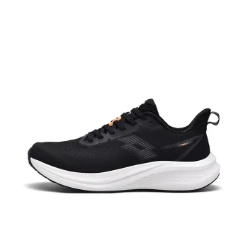 LOTTO Shock Absorbing, Non Slip, Wear Resistant, Breathable And Lightweight Low Top Running Shoes Men's Black