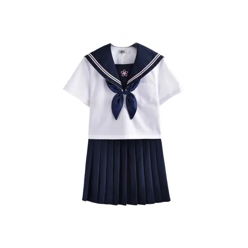 FUSHENG Uniforms Women's Blue