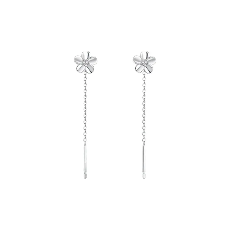 MONI JEWELLERY S999 Fine Silver Drop Earrings Women's-0