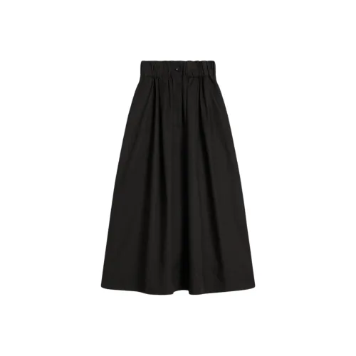 SCANLAN THEODORE SS25 Wide Cargo Skirt Casual Long Skirts Women's Black