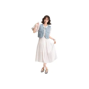 FAWENXIANGZI Two Piece Skirt Sets Women's