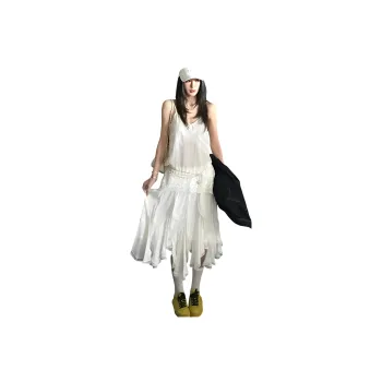 Flowers In Water Skirt Set Women's