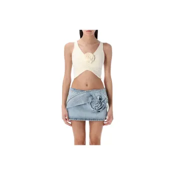 Magda Butrym Floral appliqué Swim Top