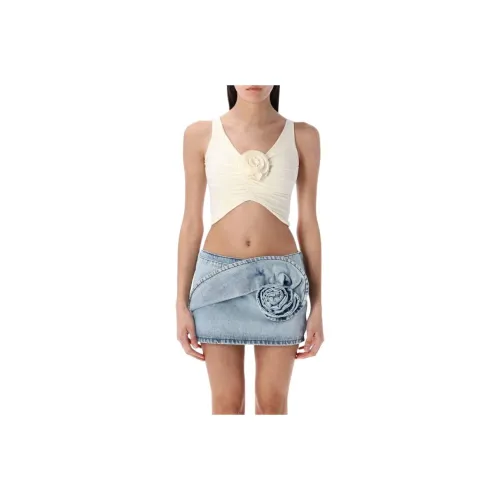 Magda Butrym Floral appliqué Swim Top