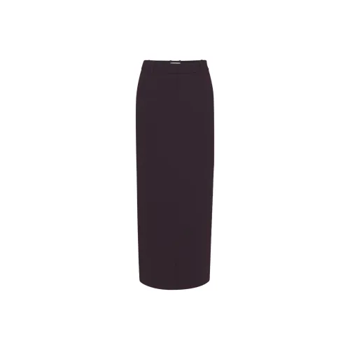 ARITZIA FW24 Babaton Chisel Maxi Skirt Casual Long Skirts Women's Noble/Noble Purple