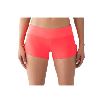 Lululemon Speed Sports Shorts Women's Orange Red