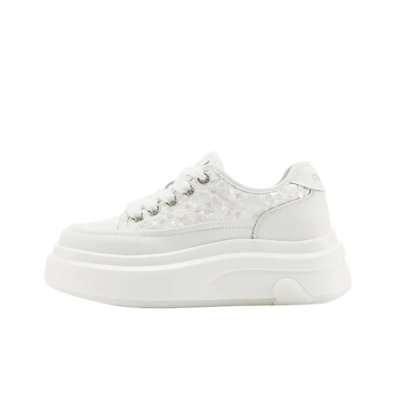 FIVE PLUS Anti Slip Wear Resistant Low Top Skateboard Shoes Women's-6