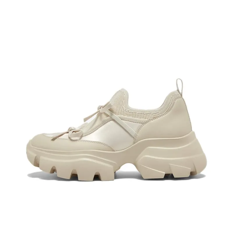 BASTO Abrasion Resistant Low Top Chunky Sneakers Women's-0