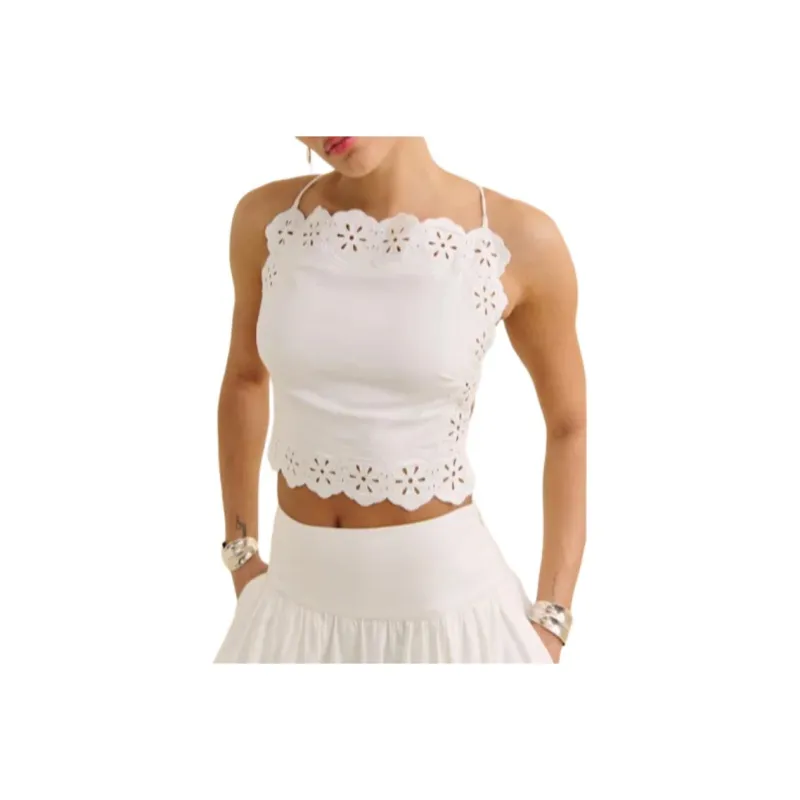 REFORMATION Skirt Set Women's White-0