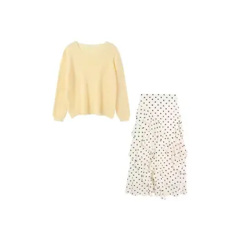 Lookinto Two Piece Skirt Sets Women's