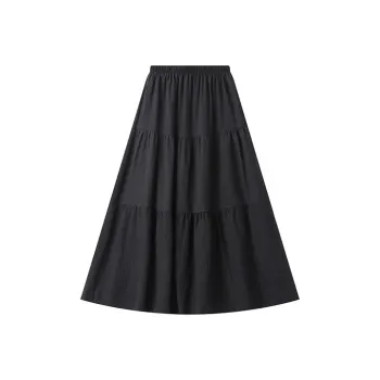 ATUXIU 2025 Spring/Summer Minimalist Style Versatile Half Length Skirt Women's