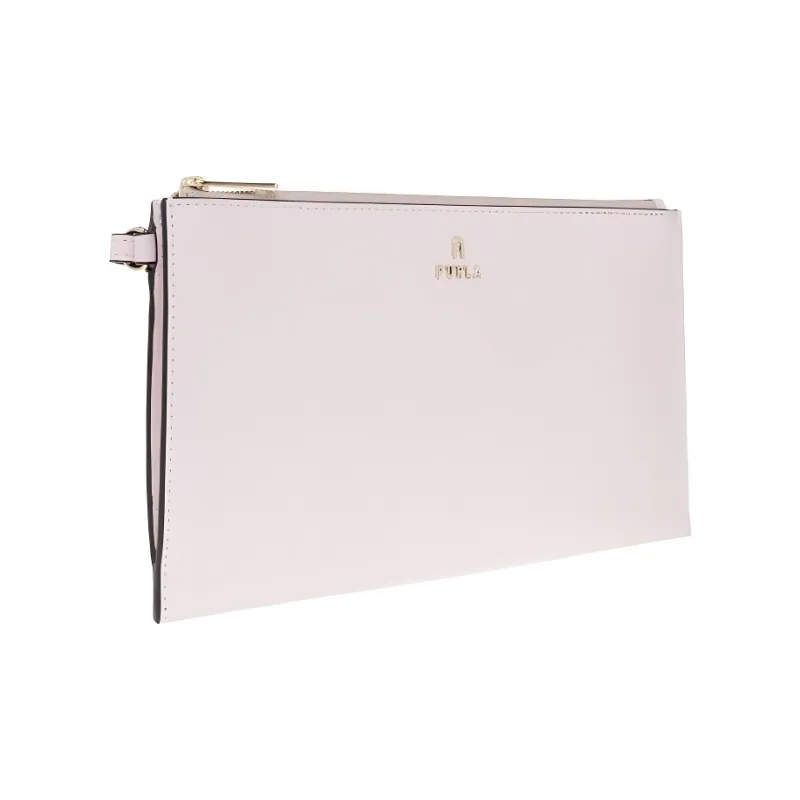 Furla Grained Calfskin Clutch Regular Women's Light Pink-1