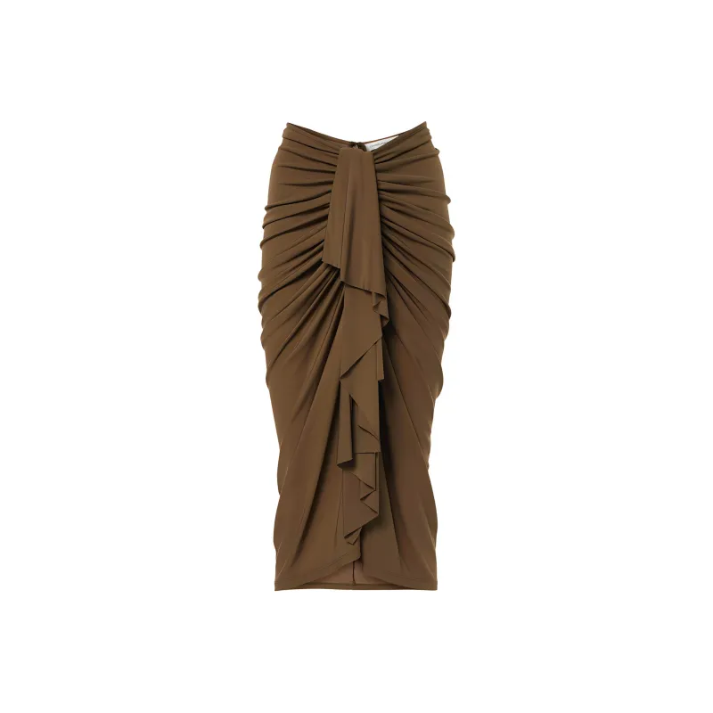 Christopher Esber Vivenda Drapped Skirt-0
