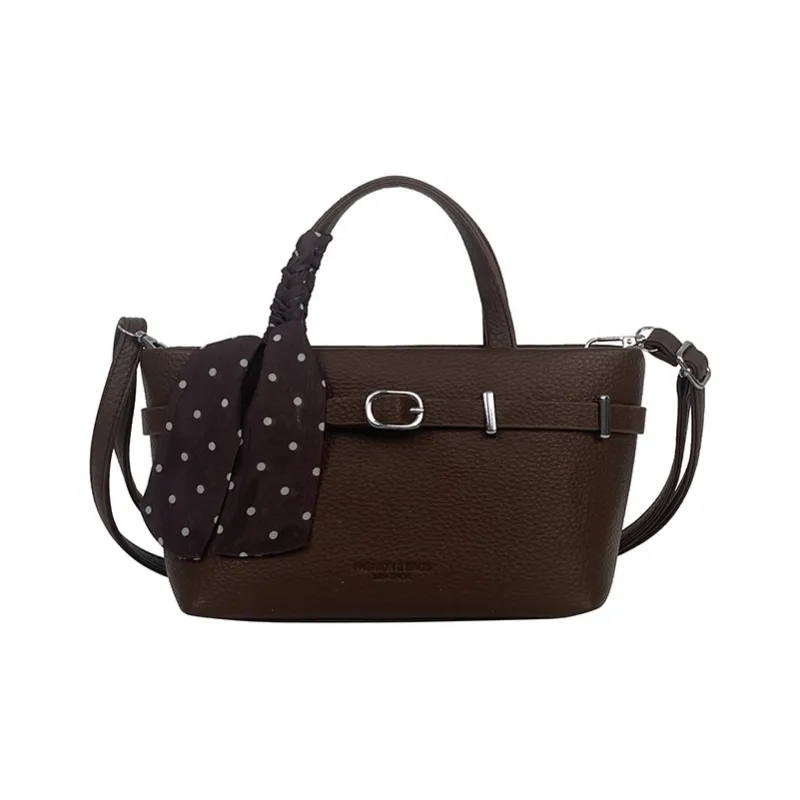 RIVMIND PU Handbag Women's White/Gray/Black/Apricot/Khaki/Coffee-14