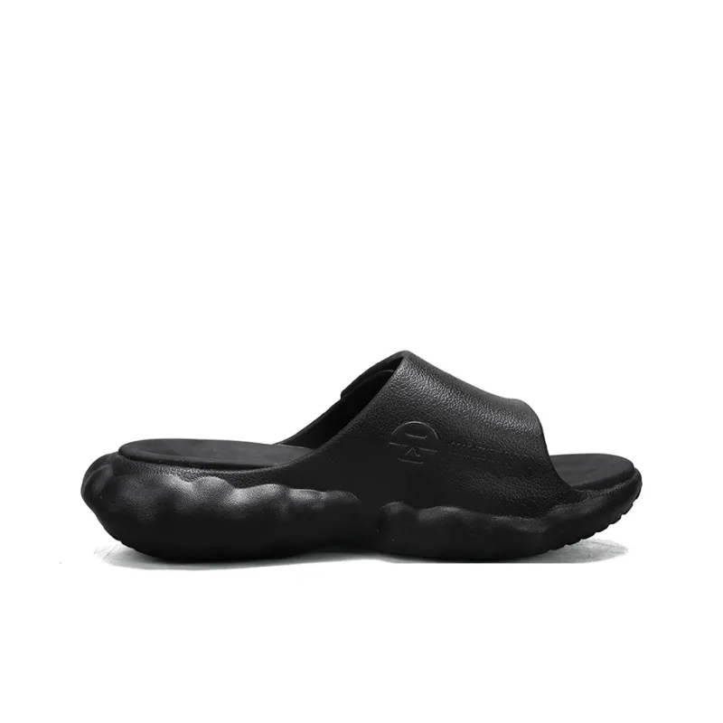 PEAK State Pole Cloud EVA Slip Resistant Cushioning Slide Slippers Men's Black Dark Red-3