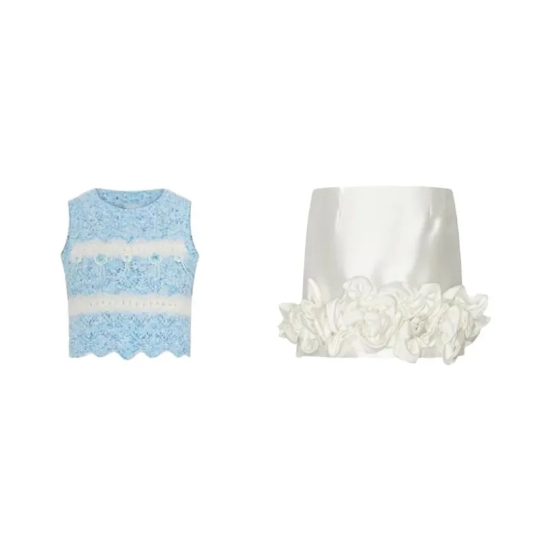 HUINIAN Two Piece Skirt Sets Women's-0