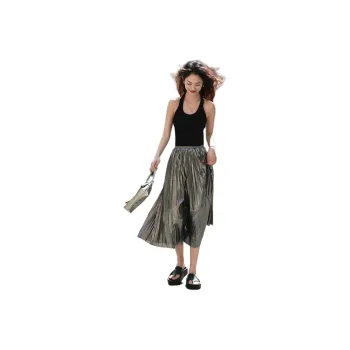 【dme】 Casual Long Skirt Women's Silver