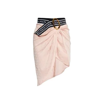 BALMAIN Logo Waistband Sarong