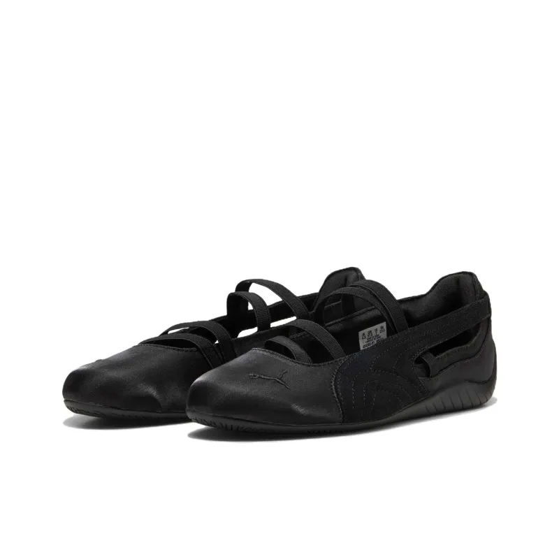 PUMA Speedcat Ballet Black Cool Dark Gray Satin Women's-2