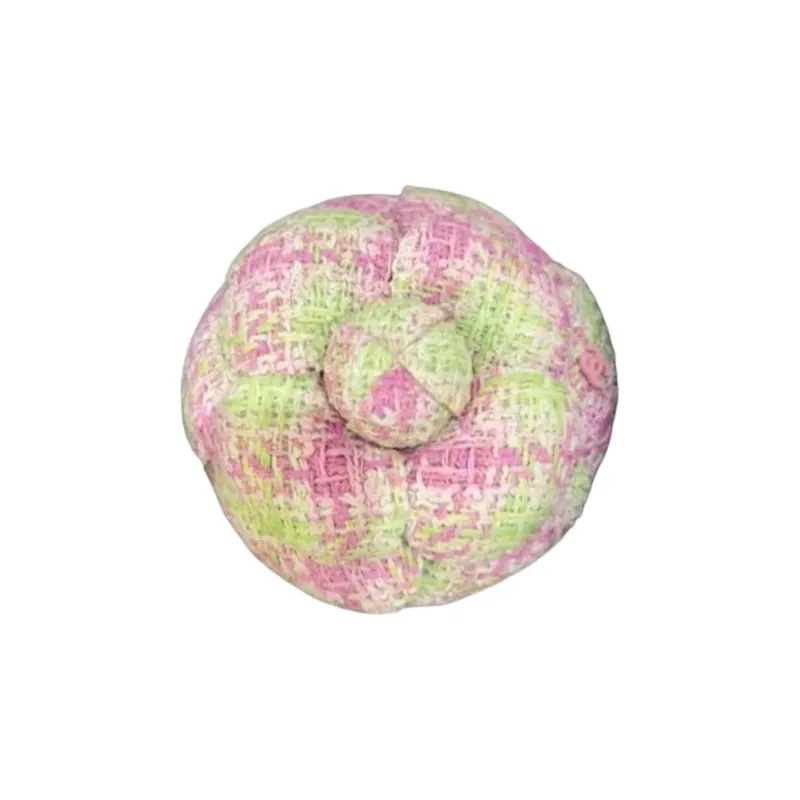 CHANEL Cotton Brooches Women's Pink-2