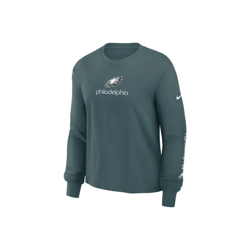 Nike Philadelphia Eagles Boxy Women's Nike Nfl Long Sleeve T Shirt-0