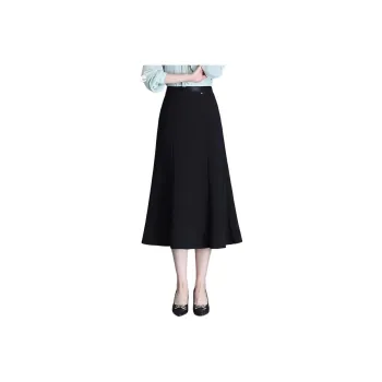 La Chapelle Casual Long Skirt Women's Black
