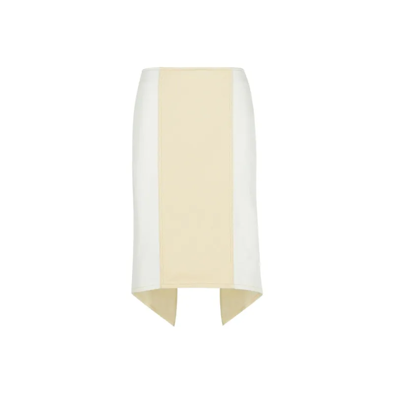 JW Anderson Contrast Topstitched Skirt-0