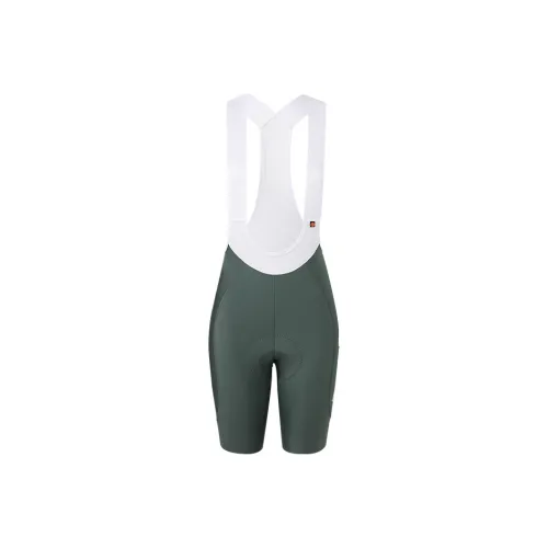 LAMBDA Cycling Pants Women's Vason Green[Double Arrow Straps Shorts]
