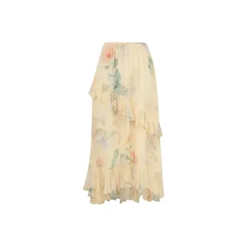 Zimmermann Illuminate Asymmetric Maxi Skirt