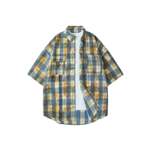 JW Anderson Abstract Print Buttoned Shirt