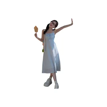 SUSANSAN Slip Dresses Women's Blue