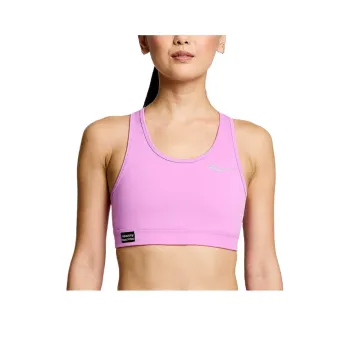 Saucony Women's Fortify Bra Solid Color Comfortable And Breathable Workout Clothing Women's Grape